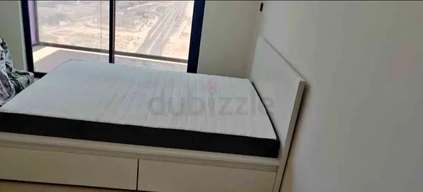 Ikea Malm bed with mattress king size