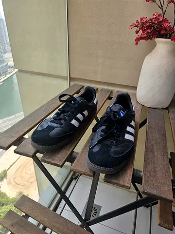 Black Adidas Samba Sneakers