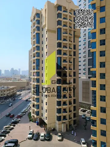 شاغرة ! شقة (غرفة وصالة)! للبيع ! السعر 280,000 ! أبراج الخور! وسط مدينة عجمان.