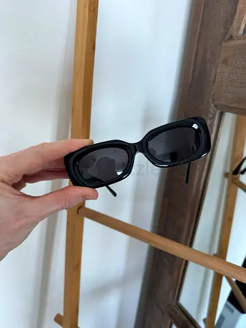$%&! Bioacetate Black rectangular sunglasses – good condition