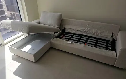 Excellent condition pull out sofa bed with mattress