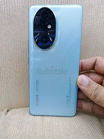 Honor 200 pro 24/512 smartphone - good condition, blue back, triple camera