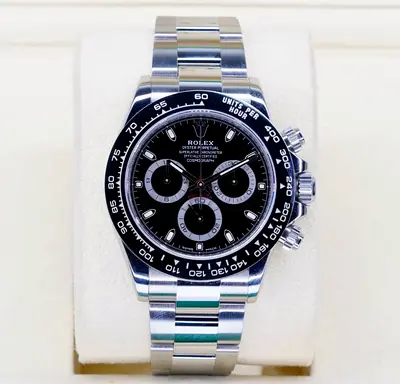 Rolex Daytona Reverse Panda Black dial White sub Dial 1:1 Clone