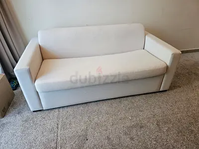 Almost Like New Condition Italian comodo two seater sofa bed with mattress
