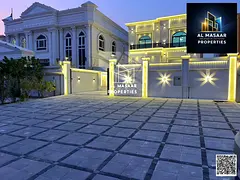 Villa for sale in Al Muwaihat, residential/commercial use, with a 20-meter front setback. Strategic 