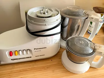 Panasonic MX-AC210S Mixer Grinder with Two Stainless Steel Jars
