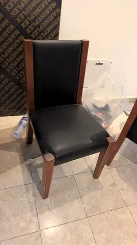 4 Leather comfortable dinning chair for immediate pick up
