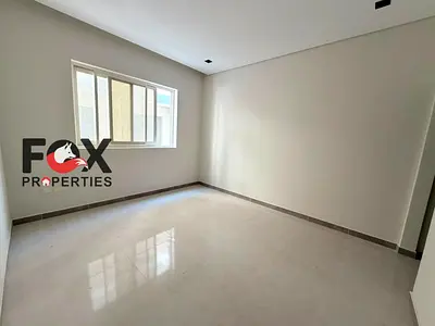 Annual rental: New 1-bedroom apartment in Al Jurf 3. Master bedroom, 2 bathrooms, balcony, private parking, near Dubai & Sharjah exit. AED 37,000, 4 p