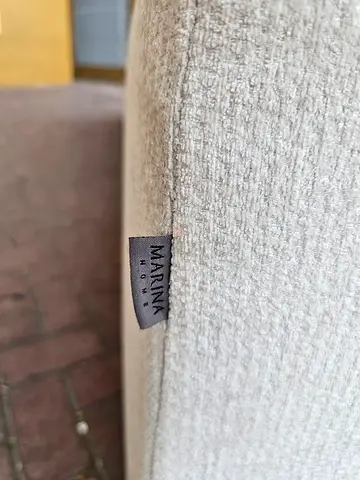 Marina home feather filled sofa with footstool