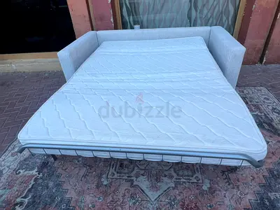 Brand new condition Italian Brand Three seater sofa bed with mattresses