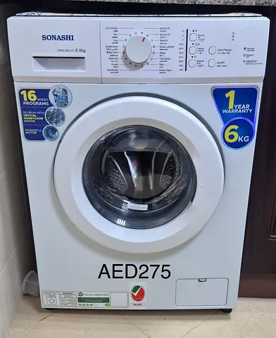 Sonashi 6kg Front Load Washing Machine - Excellent Condition