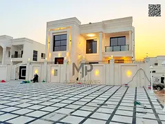 Luxury villa for sale in Al-Raqayeb for citizens only 6 master rooms + swimming pool + jacuzzi + roo