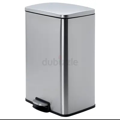Home Center Chrome Pedal Bin – 50 L