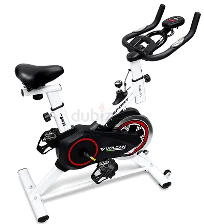 VOLCAN VFSP-8 Spinning Bike | 4KG Flywheel, Display & Pulse | Indoor Cycling Trainer