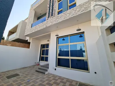 Family villa with a rooftop terrace and private yard in Ajman.