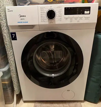 Midea 7kg Front Load Washing Machine - 1400 RPM, Good Working Condition