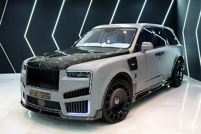 2025 Rolls-Royce Cullinan Black Badge, ORIGINAL MANSORY, Full Forged-Carbon Widebody Kit, GCC Specs!