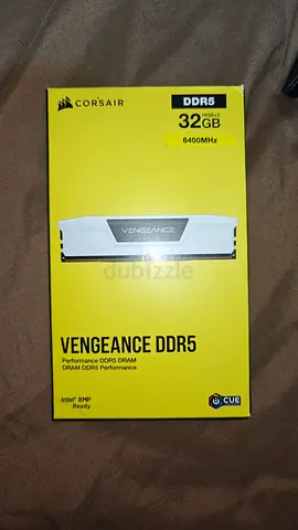 Corsair Vengeance DDR5 White 16×2 RAM (32GB) -CL32 Good Condition Very light use