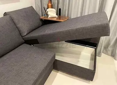 IKEA Gray FRIHETEN L Shape Sofa 204 x 140 cm