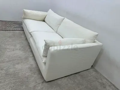 Marina home milos off white color 2 piece sofa feather 🪶 filled