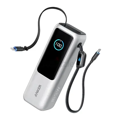 Anker Power Bank, 25,000mAh 165W Ultra-Fast Portable Charger for Dual Laptops, Fast Charging Battery