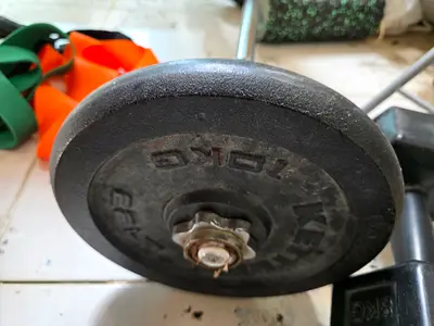 Barbell and weight plates