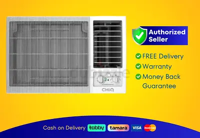 1.5 Ton Rotary Window Air Conditioner CHIQ - | Brand New |  Warranty | FREE  Delivery