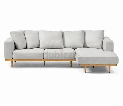 Perfect Condition West Elm New Port L Shape Sofa 🪶 filled