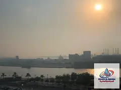 Beautiful Sea View Studio in Al Majarah Separate Kitchen Central AC & Gas Near Corniche and Al Youm