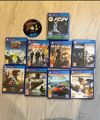 * EA Sports FC 24
* The Crew Motorfest
* ARK: Survival Evolved
* Rainbow Six Siege
* Mad Max
* Tom C