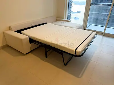 Excellent condition IKEA vimle l'shape sofa bed with storage beige