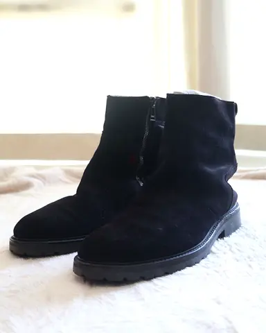 Belstaff Trailmaster Boots | EU 42 | Tinted Black Suede | Excellent Condition
