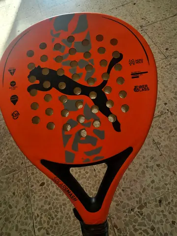 Orange Solarmash Padel Racket — Good Condition