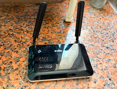 D-Link Wireless Router with Dual External Antennas