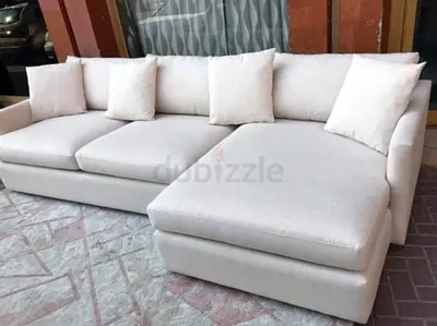 Crate&Barrel Lounge Deep L shape sofa Beige