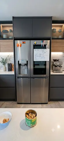 LG Side-by-Side Refrigerator with Water Dispenser, Ice Maker & Inverter Technology