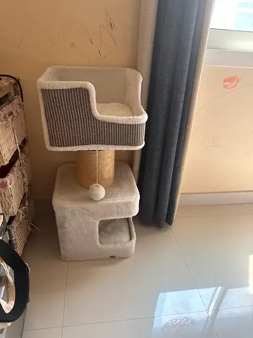 Used multi-level cat scratching post and condo - good condition