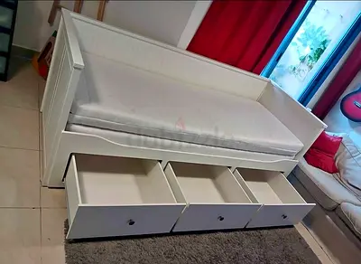 Ikea hemnes day bed with mattress 2