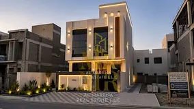 Luxury townhouse for sale in Al Zahia, Ajman | Ground, first, and roof floors | 4 bedrooms | 3200 sq