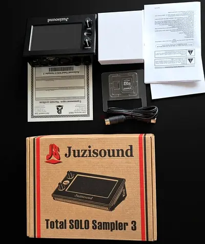 Juzisound Total SOLO Sampler 3 - Portable Audio Sampler with Box and Accessories