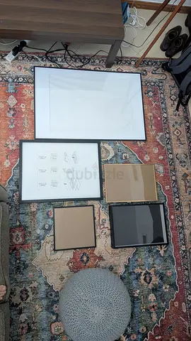 Set of 5 Picture / Photo Frames - Various Sizes from IKEA mainly
