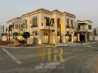 Luxury Corner Villa with Private Pool for Sale in Al Yasmeen | Behind the Park | Electricity, Water, Central AC & Registration Fees Included | Freehol