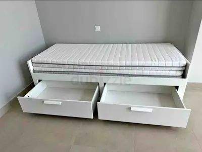 Ikea bremenes bed with mattress 2