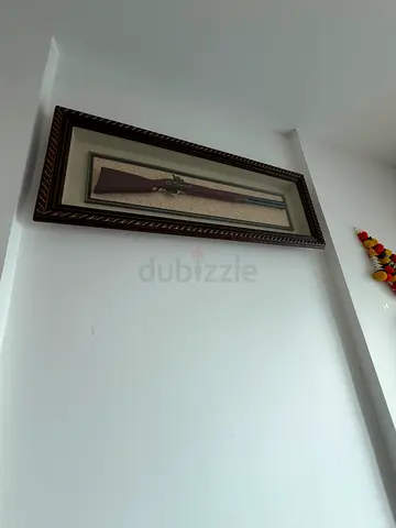 Framed Antique Decorative Rifle Wall Display