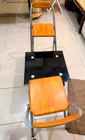 Coffee table with chair