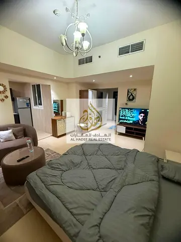 🏡 **للإيجار الشهري في عجمان – استوديو مفروش في أبراج الياسمين** 🏡 ✨ فرصة مميزة للسكن في موقع راقٍ ومناسب ✨ متاح **استوديو مفروش بالكامل** في **أبر