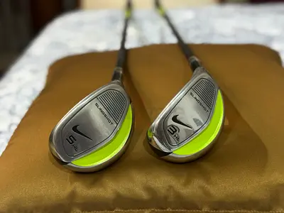 Nike Slingshot Hybrid Wood Pair 3 and 5 Hybrid RH Right Handed Golf Clubs R Flex Regular Flex