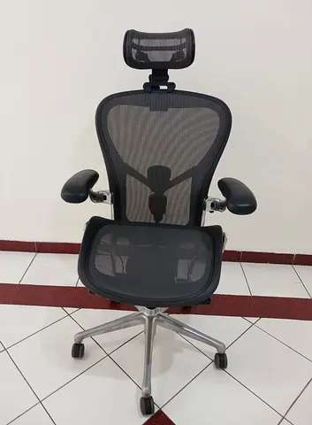 For Sale Herman Miller Remastered Aeron Chair Type C With Headrest Fully Loaded