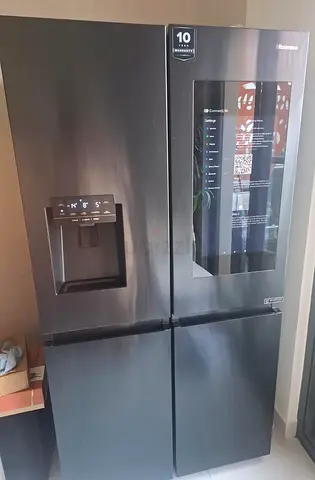 Hisense 4-Door French Door Refrigerator with Water Dispenser - Excellent Condition