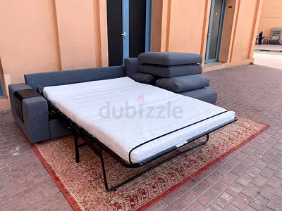 Comfortable IKEA vimle l'shape sofa bed